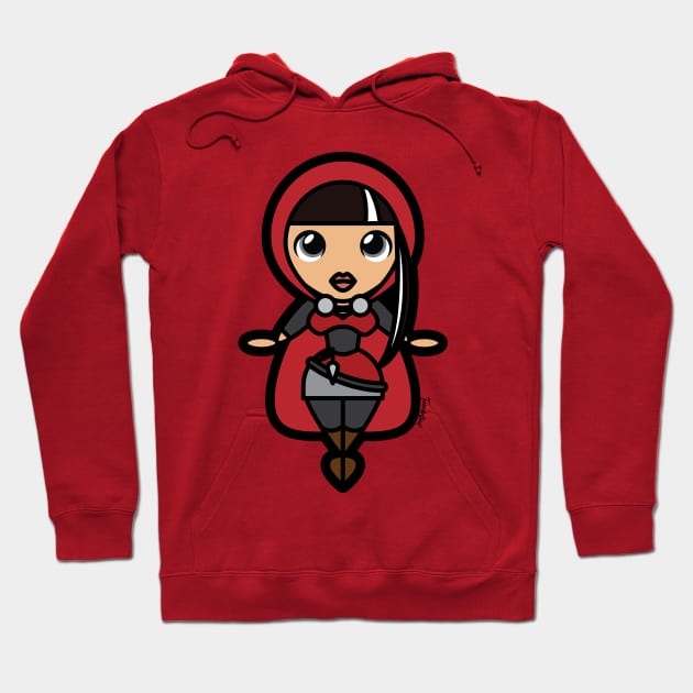 Cerise Hood Tooniefied Hoodie by Tooniefied